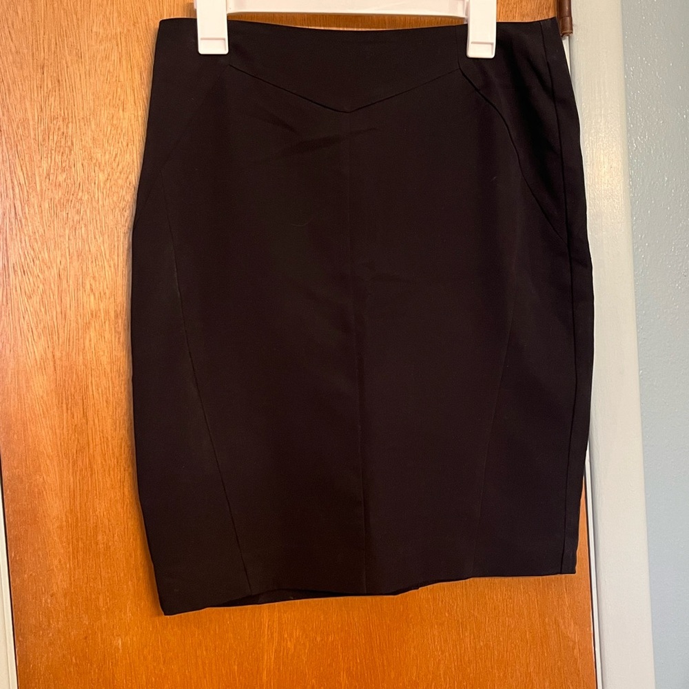 Worthington Black Knee-Length Pencil Skirt for Work